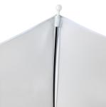 Parapluie chapeau blanc view 2