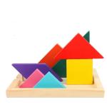 Puzzles de tanggramme en bois pour enfants view 3