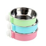 Bol suspendu en acier inoxydable pour animaux de compagnie view 1