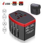 Adaptador universal de viaje con caso view 2