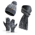 Chapeau de bonnet costume écharpe view 3