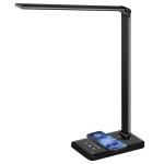 Led lampe de bureau avec chargeur sans fil view 2
