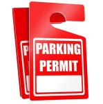 Étiquette de suspension de permis de stationnement view 2