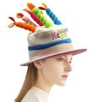 Happy anniversaire chapeau de gâteau view 1