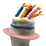 Happy anniversaire chapeau de gâteau view 2