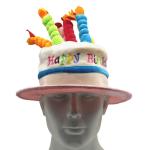 Happy anniversaire chapeau de gâteau view 3