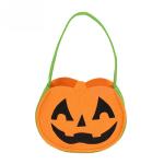 Sac à bonbons en citrouille halloween view 1