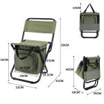 Chaise de pêche avec sac plus frais view 3