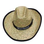 Sombrero de vaquero de paja verano con borde view 2