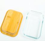 Récipient de stockage alimentaire avec couvercle en bambou view 2