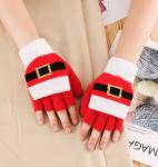 Gants cadeau sans doigt de noël view 3