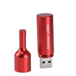 Botella de vino en forma de unidad flash -4g view 1