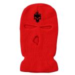 Masque ski chaud chapeau trois trous view 3