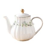 Théière avec tasse et soucoupe view 3