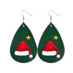 Pu boucles d'oreilles en cuir paire bijoux view 4