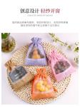 Jute pouches con ventana view 4