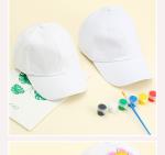 Peinture blanc coton chapeaux de baseball view 1