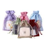 Jute pouches con ventana view 1