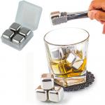 Cubes de glace en acier inoxydable ensemble de 4 view 2