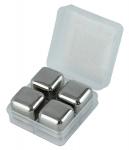 Cubes de glace en acier inoxydable ensemble de 4 view 1