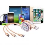 Câble de recharge rétractable 3-en-1 pour téléphone et ipad view 2